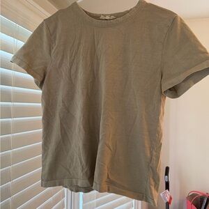 Madewell Basic Tshirt Tan Size M Brown